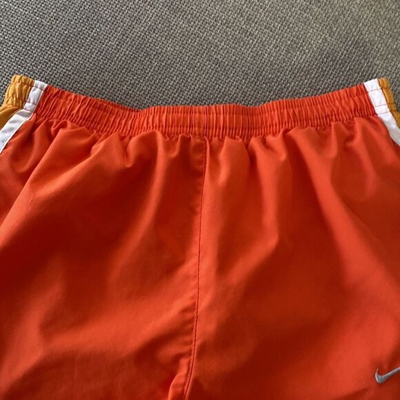 Nike Dri-Fit Orange White Athletic Shorts Size XS - Picture 6 of 13